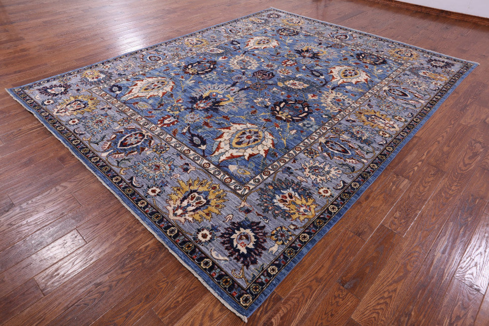 8' 3" X 10' 0" Persian Fine Serapi Hand-Knotted Rug - Q12878