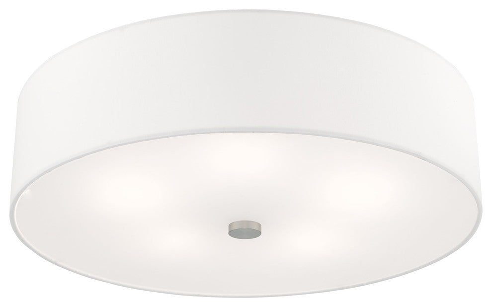 Livex Lighting Brushed Nickel 5-Light Ceiling Mount