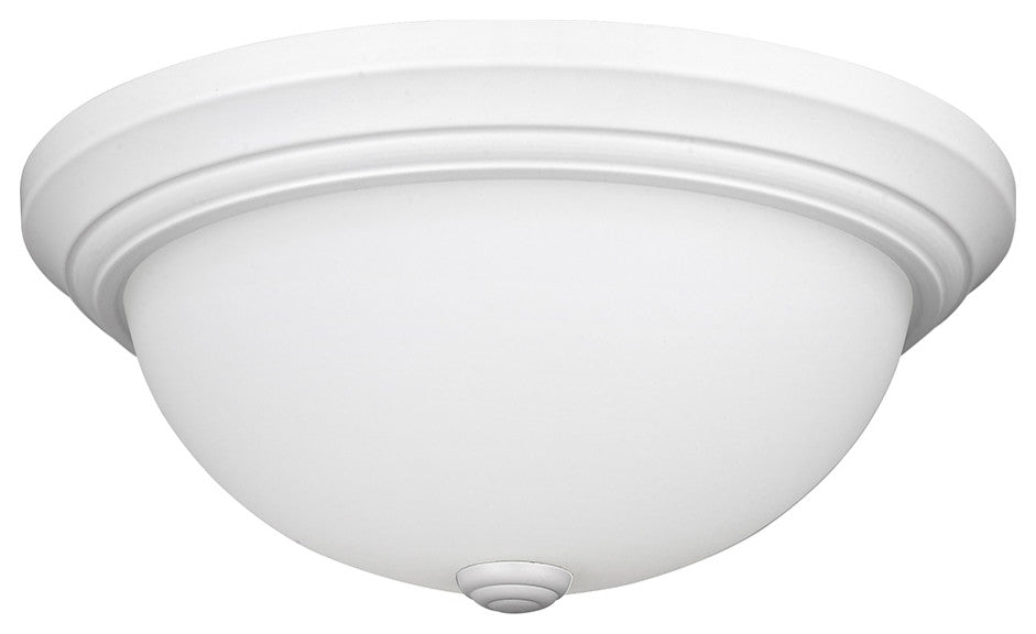 2 Light 13" White Flushmount