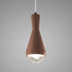 Erlen Pendant, Canyon Clay, Dark Bronze, White Cord, Incandescent