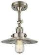 Halophane 1-Light LED Semi-Flush Mount, Brushed Satin Nickel