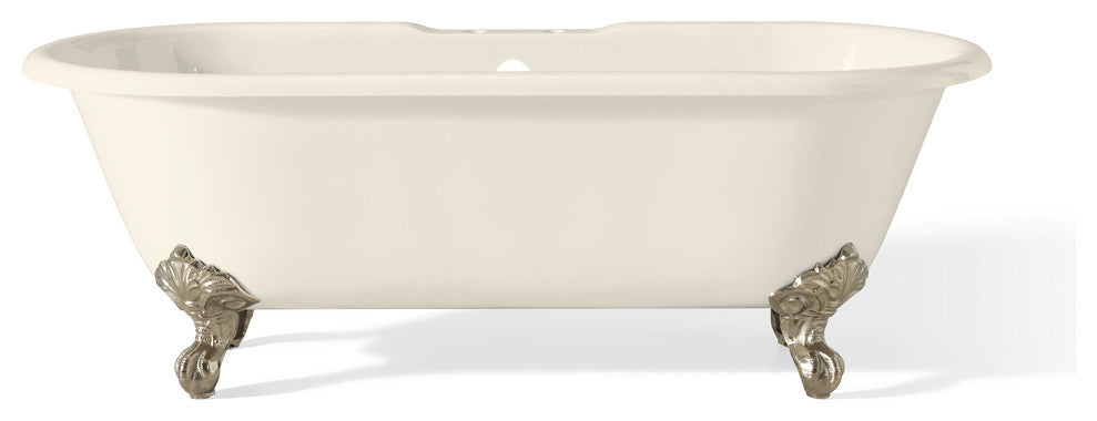 Cheviot Products Regal Cast Iron Bathtub With Faucet Holes