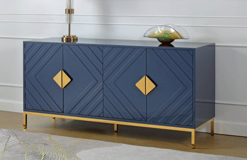 64" Tennant Brand Desata Versatile Sideboard, Navy Blue