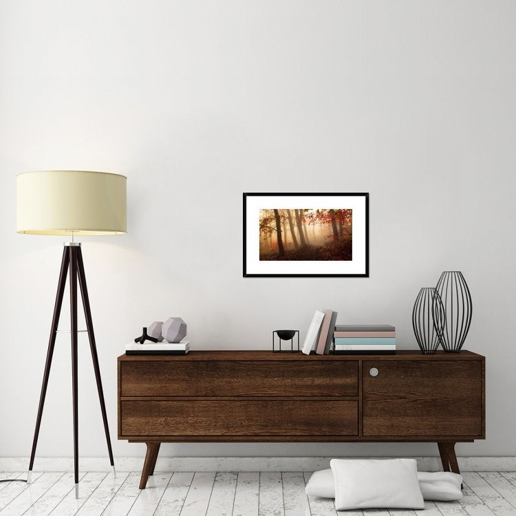 "Towards The Light." Framed Digital Print by Leif Londal, 30"x20"