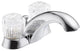 Delta Classic Two Handle Centerset Bathroom Faucet, Chrome, 2522LF