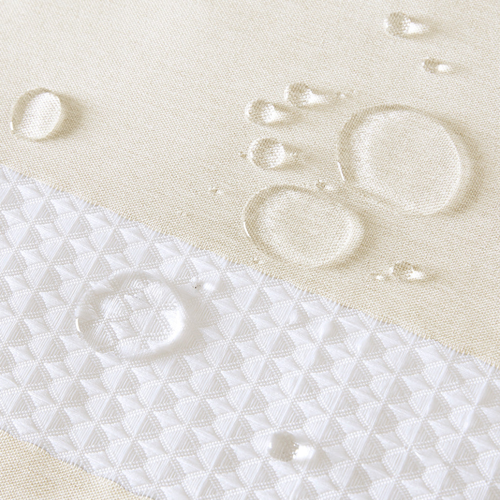 Madison Park Spa Waffle Shower Curtain With 3M Treatment