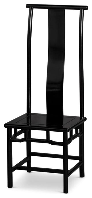 Black Rosewood Ming Chinese Tall Chair