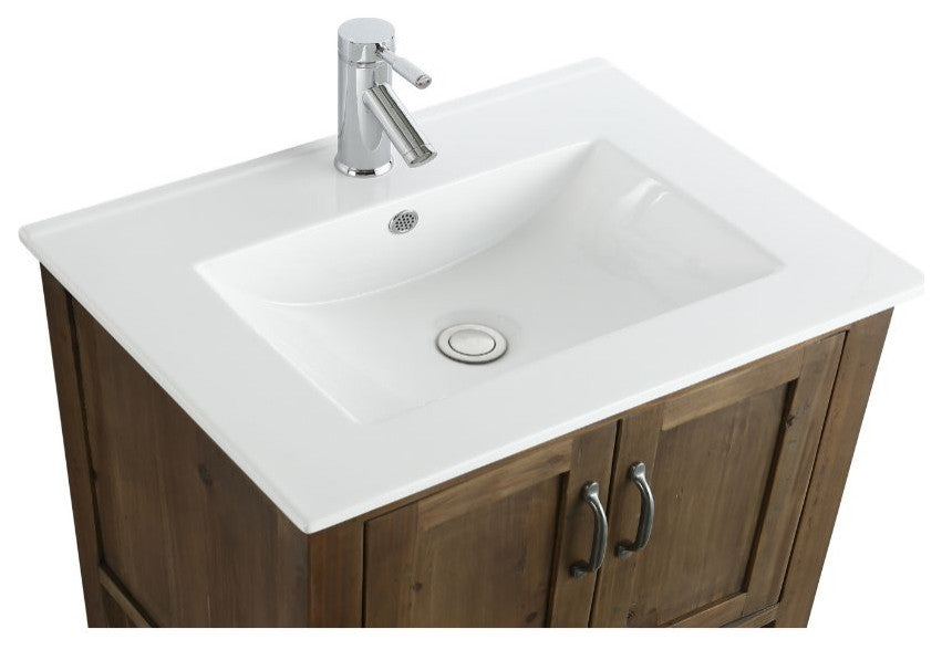 Austin Traditional Walnut 30" Single Sink Vanity