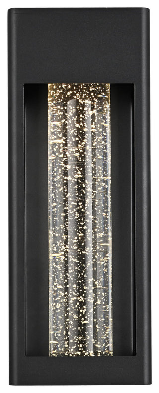 Home Living 15" LED Outdoor Wall sconce, Black