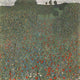 Gustav Klimt Poppy Field Premium Canvas Print