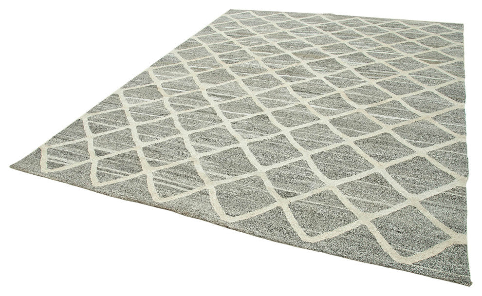 Rug N Carpet - Hand-knotted Turkish 8' 0'' x 10' 1'' Unique Wool Kilim Rug