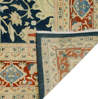 Vegetable-Dyed Pak-Persian Duncan Navy/Rust Rug, 8'10x11'9