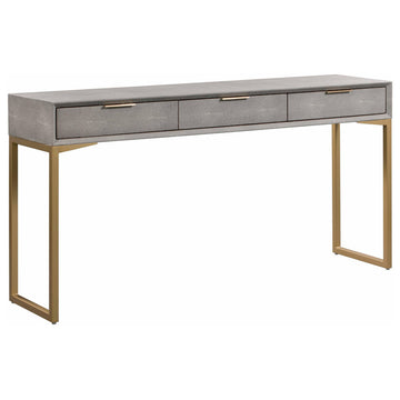 TOV Furniture Pesce Shagreen Console Table