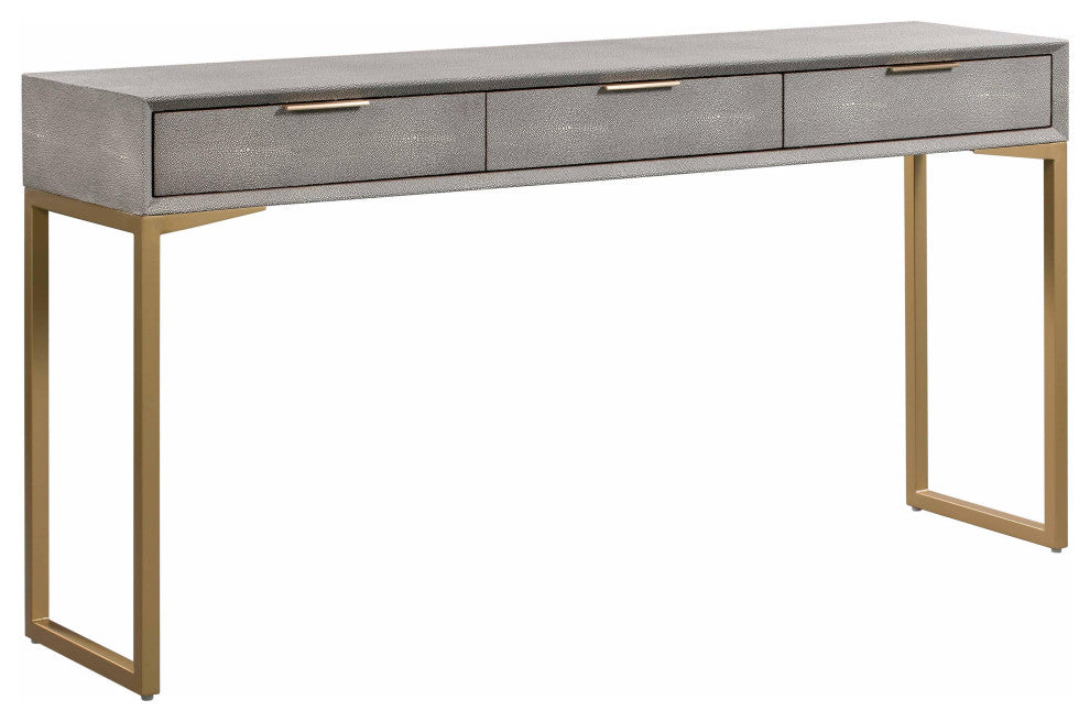 TOV Furniture Pesce Shagreen Console Table