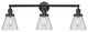 Innovations Lighting 205-Bk-S-G62-Led 3 Light Dimmable Led Bathroom Fixture