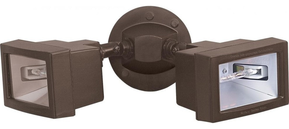 2 Light 15" Flood Light Exterior - Twin Mini Halogen