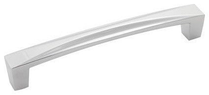Belwith H076131 128Mm CTC Sq Pull, Chrome