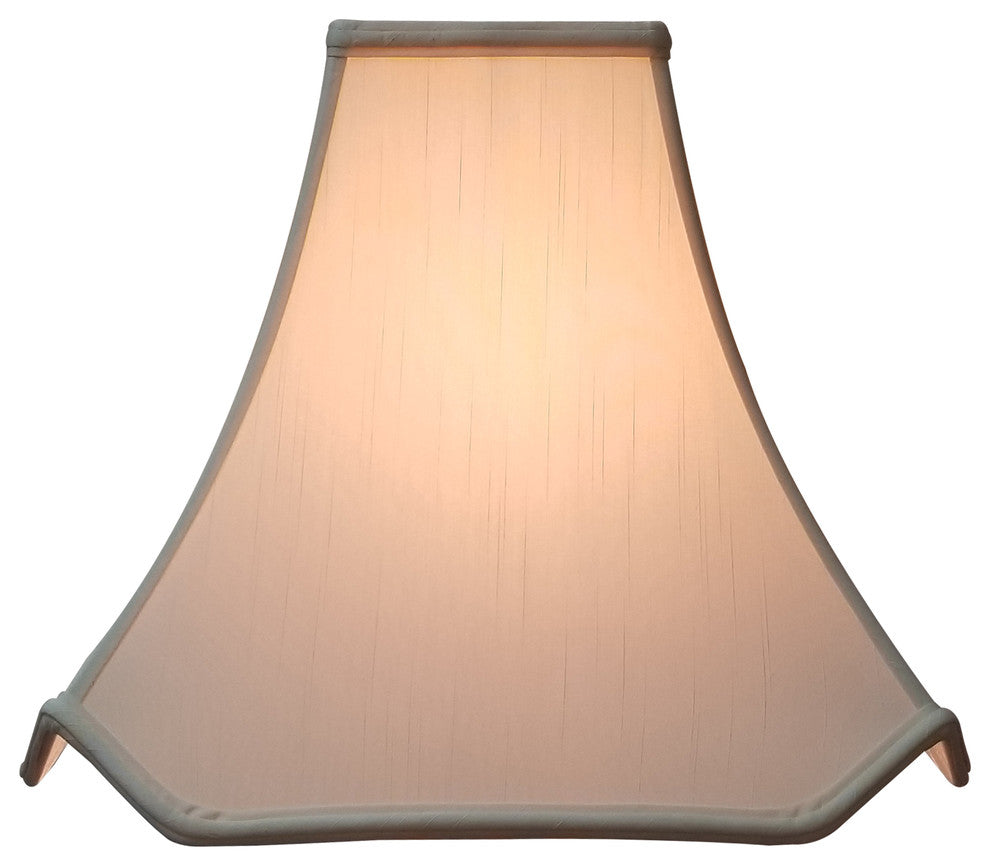Royal Designs Pagoda Basic Lampshade, Antique Gold, Eggshell, 4.5x12x11.25, Wash