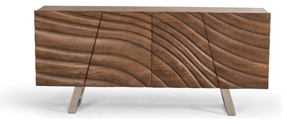 Modrest Finley Modern Walnut Buffet