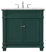 Elegant VF50036GN 36" Single Bathroom Vanity Set, Green