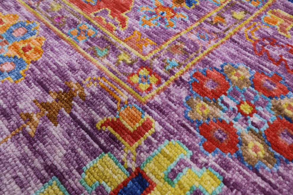 9' Square Turkish Oushak Handmade Wool Rug - Q16078