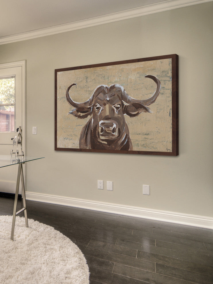 "No Bull" Framed Painting Print, 30"x20"