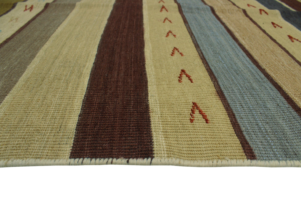 High-Low Kilim Belqis Beige Rug
