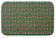 Green Rectangular Warmest Wishes Kissing Doggies Pet Feeding Mat, Dogs & Cats