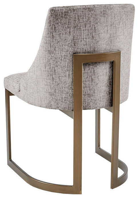 Madison Park Dining Chairs Transitional Modern Side Chairs, Set of 2, Grey, Dining Chair