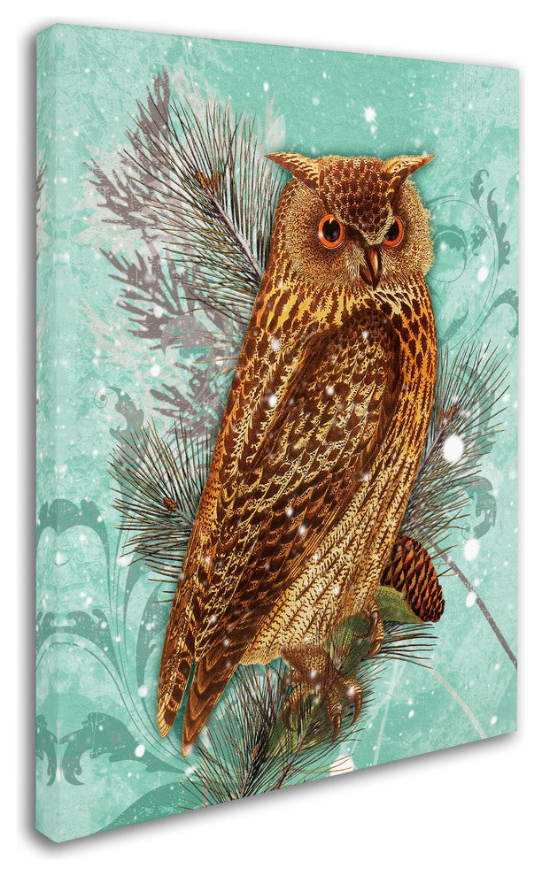 Tina Lavoie 'Snowy Owl' Canvas Art, 18" x 24"