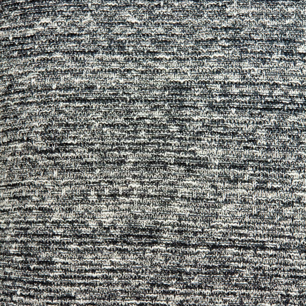 HomeRoots 20" x 7" x 20" Clean Transitional Gray Pillow Cover With Down Insert