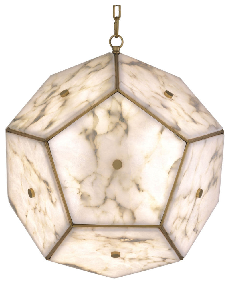 Pentagonal Alabaster Lantern | Eichholtz Gallo