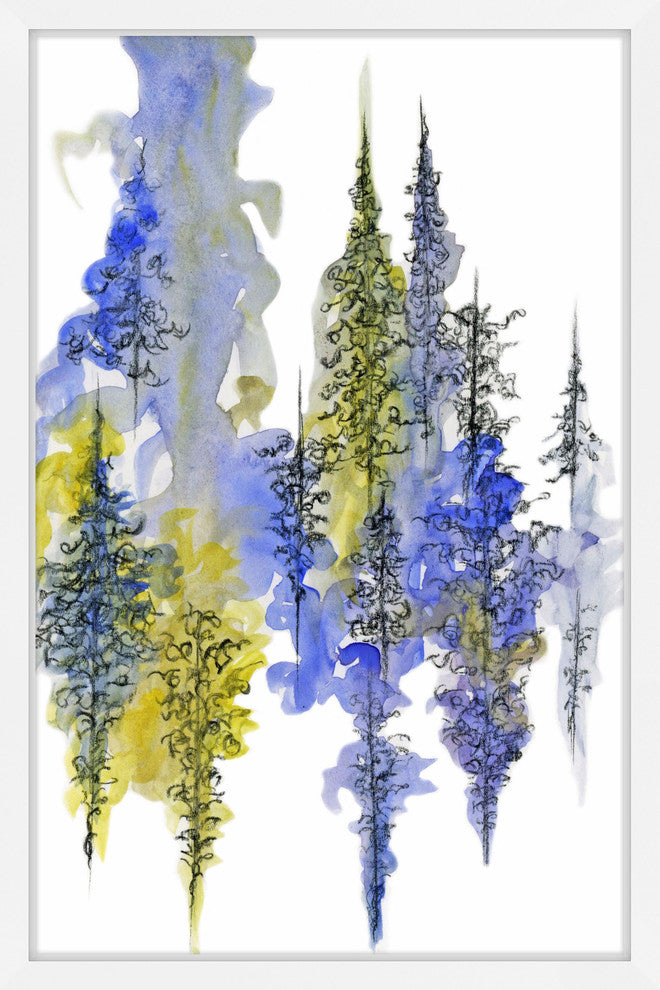 "Mystical Forest" Framed Painting Print, 24x36