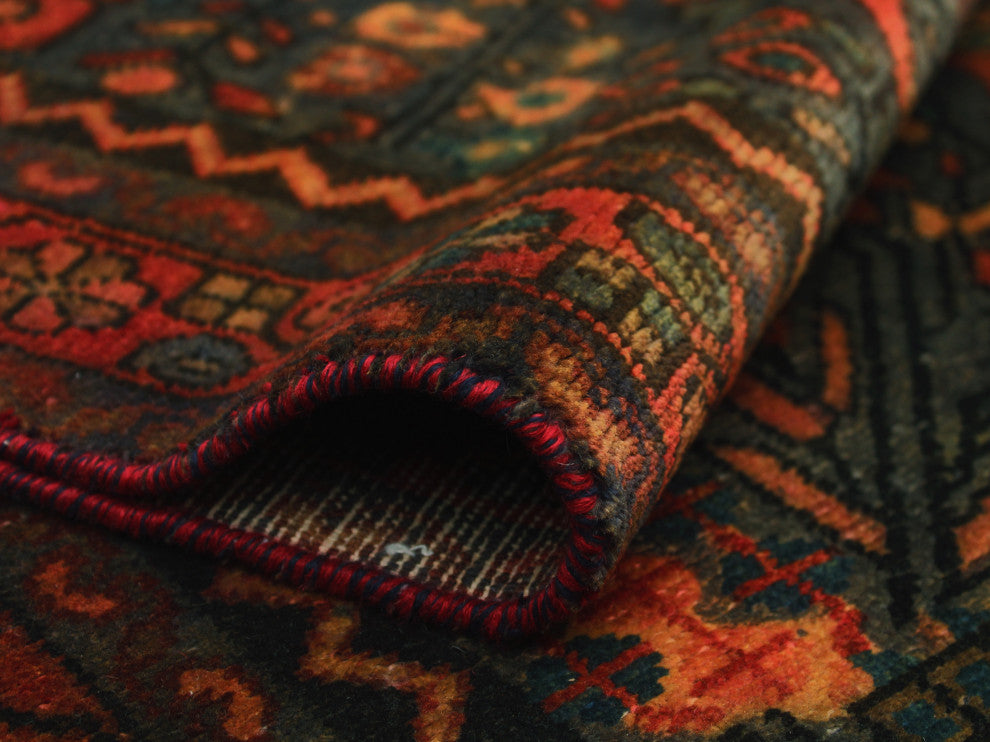 Semi Antique Camdyn Gray/Charcoal Runner, 3'9x9'0