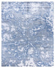 Modern, One-of-a-Kind Hand-Knotted Area Rug - Light Gray, 8' 2" x 9' 10"