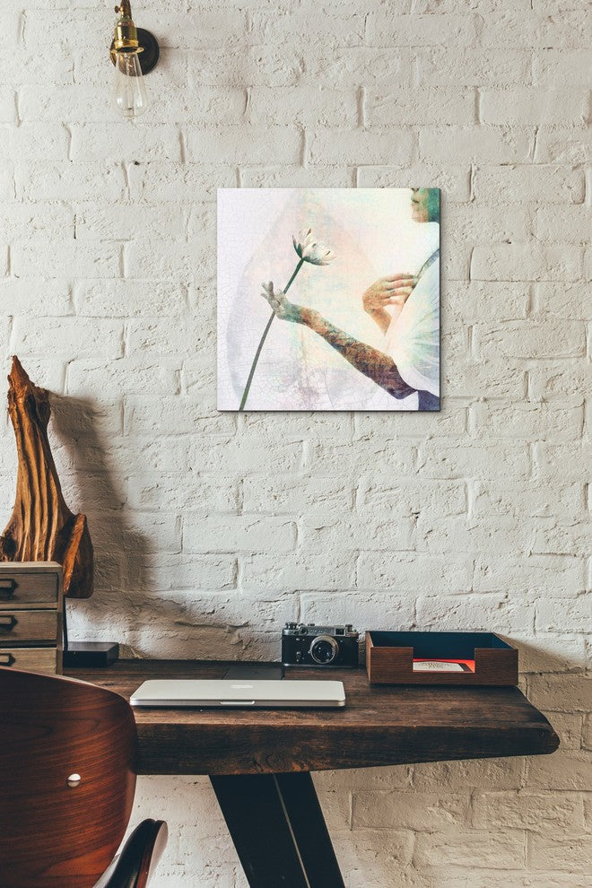 "Knowledge From The Heart" Giclee Canvas Wall Art, 12"x12"
