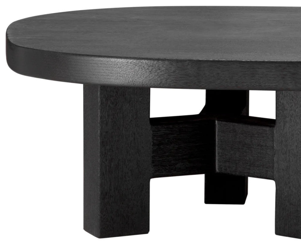 Black Meranti Coffee Table, Eichholtz Libertine