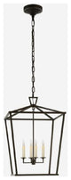 Black Lantern Pendant Lamp | Andrew Martin Darlana, Extra Small