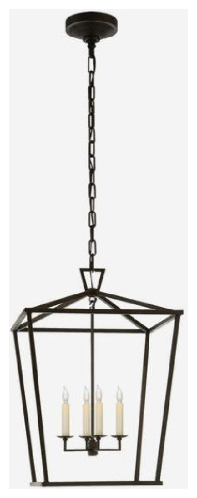 Black Lantern Pendant Lamp | Andrew Martin Darlana, Extra Small