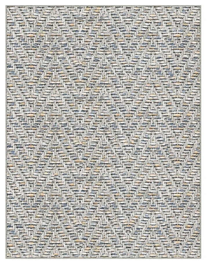 Couristan Tortola Indoor/Outdoor Accent Rugs - 50+ Custom Sizes, Ash, Xxl: 12'x26'