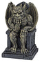 Gargoyle on the Throne Desktop Accessory Statue Sculpture