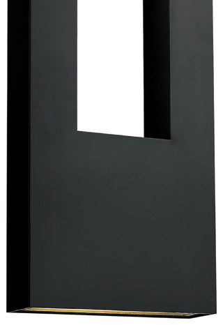 Hinkley Atlantis Extra Large Wall Mount Lantern, Satin Black