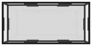 vidaXL Coffee Table End Table Living Room Sofa Table Transparent Tempered Glass