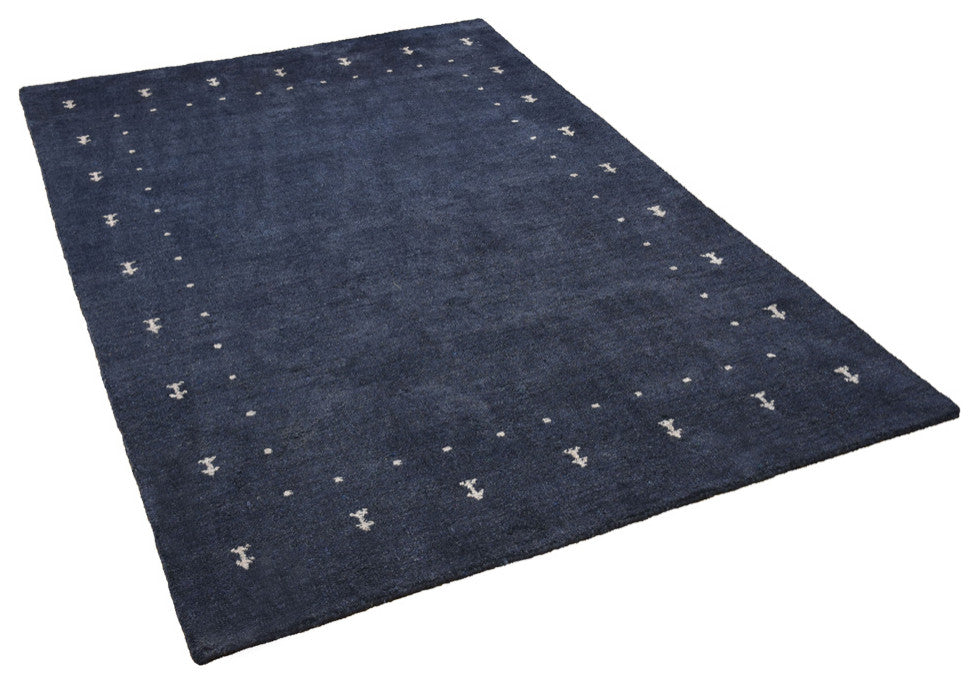 HAND KNOTTED LOOM SILK ECO-FRIENDLY RUGS-8'x10',Rectangle,Charcoal,Contemporary