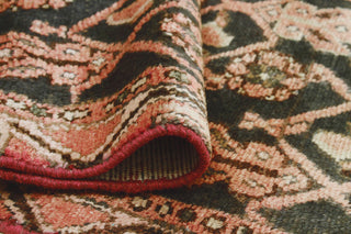 Fine Vintage Distressed Theron Charcoal/Beige Runner, 2'7 x 8'9