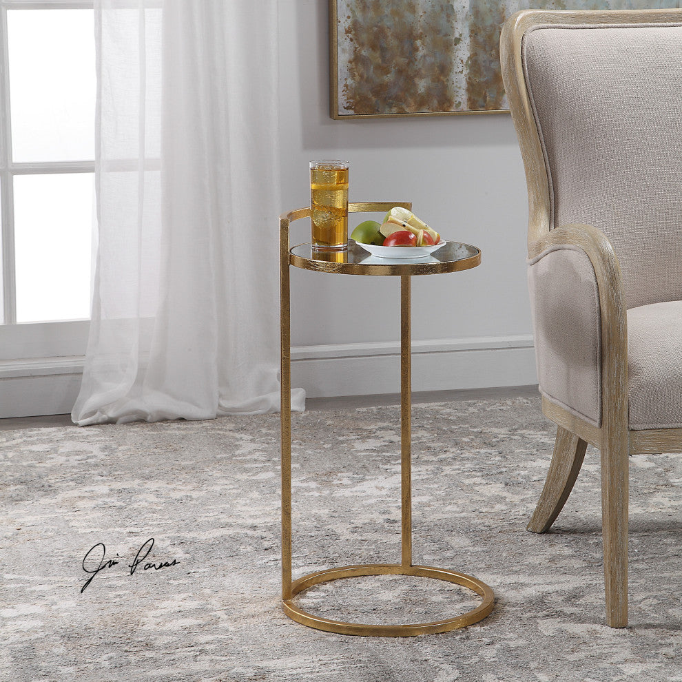 Uttermost Cailin Gold Accent Table