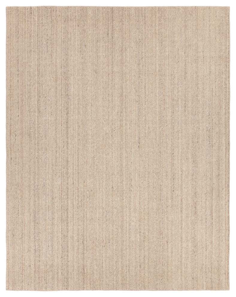 Jaipur Living Mere RNE01 Handmade Solid Tan Area Rug, 9'6"x13'6"