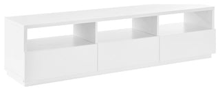 Tresero Media Stand in High Gloss White