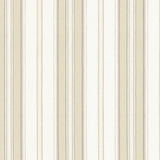 Stripes And Damasks, Classic Damask Stripes Cream, White Wallpaper Roll
