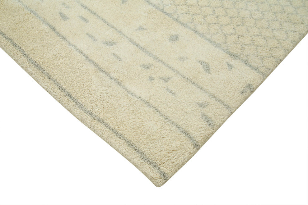 Rug N Carpet - Handmade Decorative 9' 0'' x 12' 0'' Moroccan Area Rug